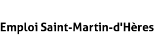 Emploi Saint-Martin-d'Hères